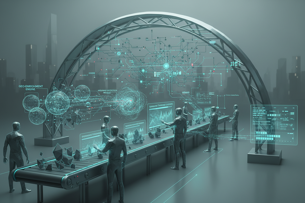 Visionary architecture for location anomaly suppression thresholds in global merchant onboarding